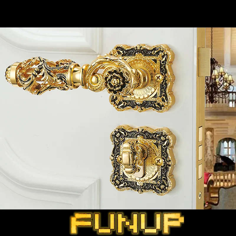 CLASSIC ROSSETTE ZINC ALLOY MATERIAL GOLD COLOR EXPORT RUSSIA DOOR LOCK HANDLE
CLASSIC ROSSETTE ZINC ALLOY MATERIAL GOLD COLOR EXPORT RUSSIA DOOR LOCK HANDLE