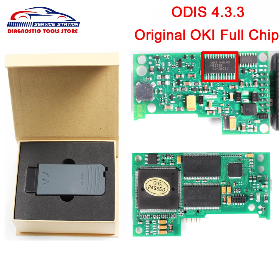 Original OKI Full Chip VAS5054A Newest ODIS 4.3.3 Bluetooth VAS5054 OBD2 Diagnostic Tool VAS5054A VAS 5054A UDS Scanner
Original OKI Full Chip VAS5054A Newest ODIS 4.3.3 Bluetooth VAS5054 OBD2 Diagnostic Tool VAS5054A VAS 5054A UDS Scanner