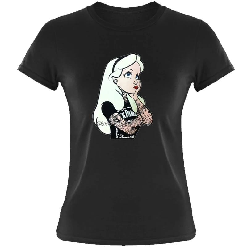 Alice In Wonderland Tattoo Print T Shirts New Women Short Sleeve Cotton T-shirt Casual Hip Hop Tees Tops Harajuku Streetwear
Alice In Wonderland Tattoo Print T Shirts New Women Short Sleeve Cotton T-shirt Casual Hip Hop Tees Tops Harajuku Streetwear
