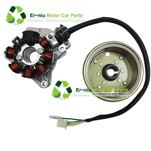 Magneto Stator 8 Coils Pole for CG125J Moped Scooter Sunl Roketa Vespa ATV Quad Go Kart Buggy Motorcycle Motocross
Magneto Stator 8 Coils Pole for CG125J Moped Scooter Sunl Roketa Vespa ATV Quad Go Kart Buggy Motorcycle Motocross