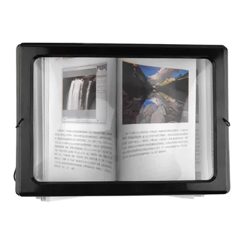 1pc A4 Full Page Large 3X Giant Hands Free Desk Foldable Magnifying Glass Magnifier for Reading Sewing Knitting With 4 LED Light
1pc A4 Full Page Large 3X Giant Hands Free Desk Foldable Magnifying Glass Magnifier for Reading Sewing Knitting With 4 LED Light