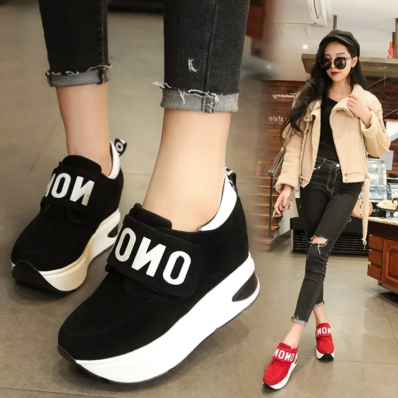 YeddaMavis Women Platform Sneakers Casual Wedges Shoes 2019 Spring New 8CM Hidden Heels Shoes Lazy Shoes Zapatos De Mujer Shoes
YeddaMavis Women Platform Sneakers Casual Wedges Shoes 2019 Spring New 8CM Hidden Heels Shoes Lazy Shoes Zapatos De Mujer Shoes