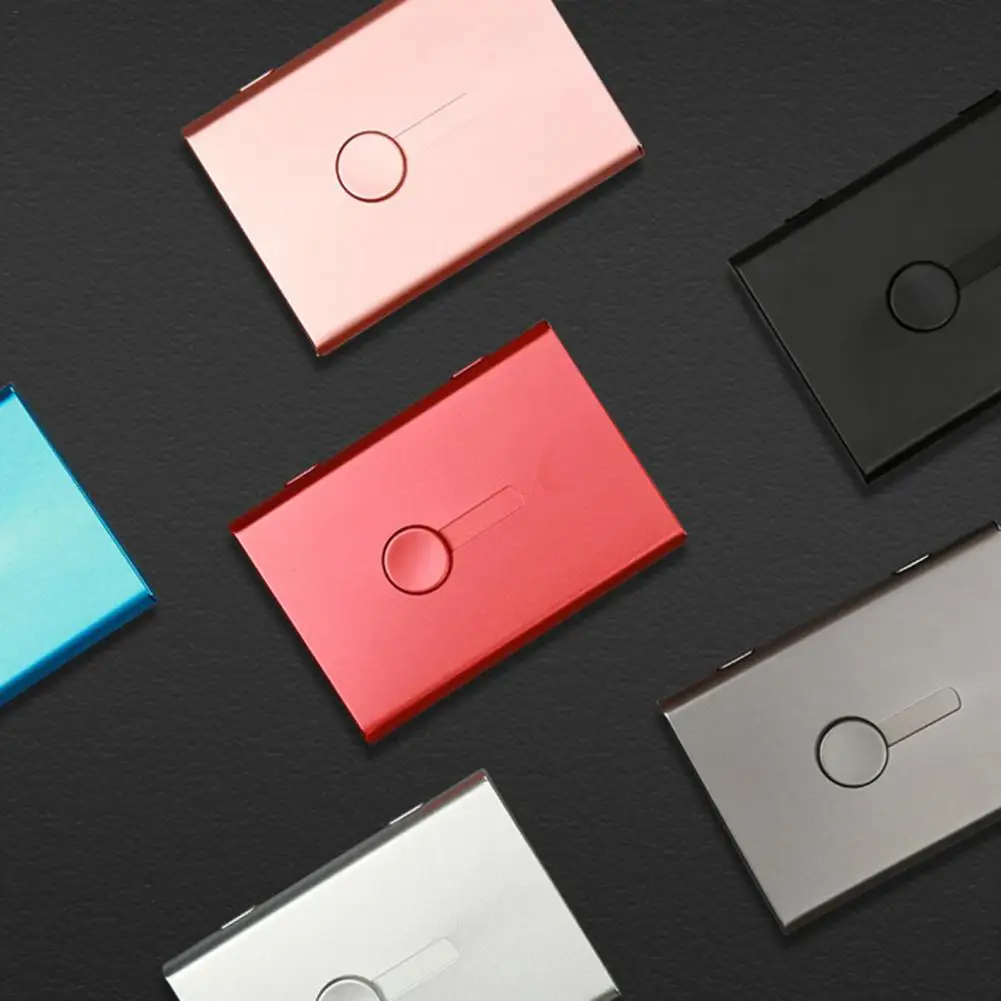 New Business Card Holder Hand Push Card Case Bank Card Membership Package Metal Ultra Thin Business Card Packaging Box Organizer
New Business Card Holder Hand Push Card Case Bank Card Membership Package Metal Ultra Thin Business Card Packaging Box Organizer