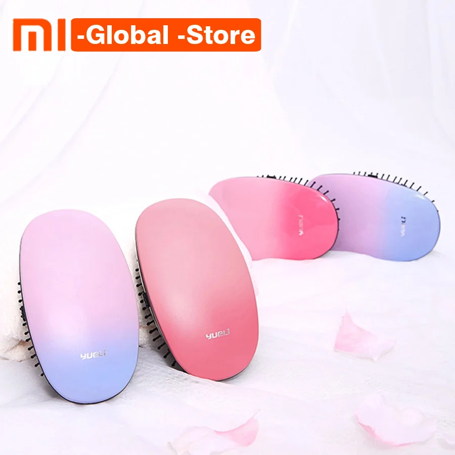 

Xiaomi Yueli Portable hair massage comb brush Negative ions airbrush Care Beauty Anion Hair Salon Styling Tamer Tool Brushes