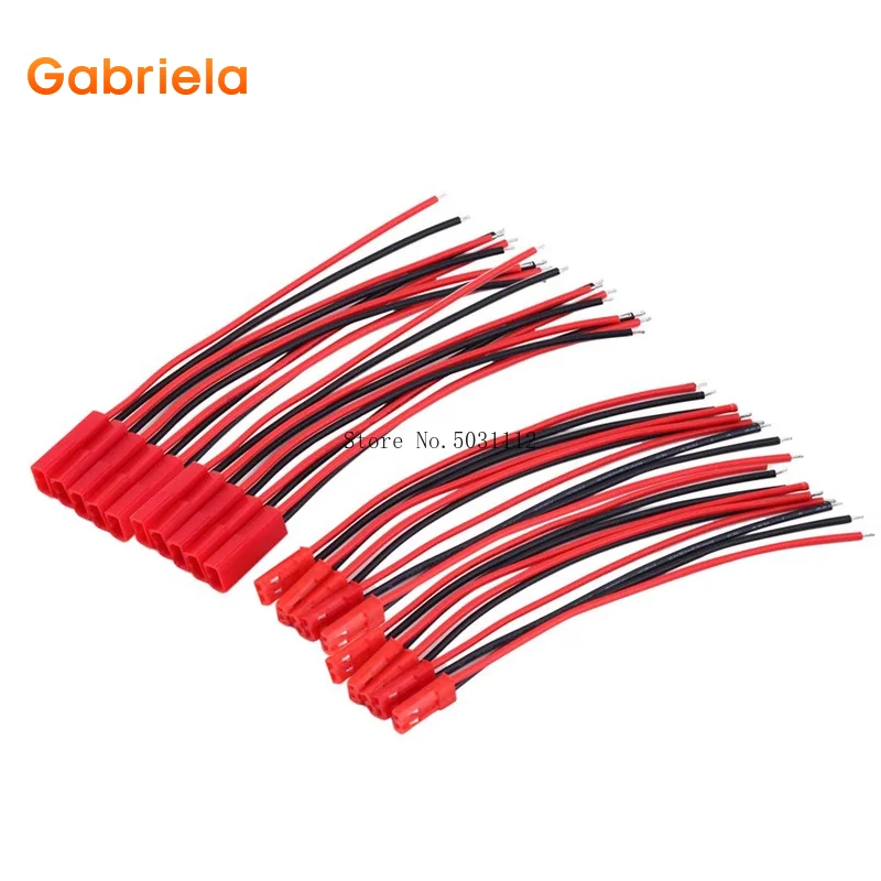 10PCS/20Pairs JST 22 AWG 2Pin JST Plug Connector Cable Wire Male + Female 100mm for LED Strip Light RC Toys Battery Terminal Kit
10PCS/20Pairs JST 22 AWG 2Pin JST Plug Connector Cable Wire Male + Female 100mm for LED Strip Light RC Toys Battery Terminal Kit