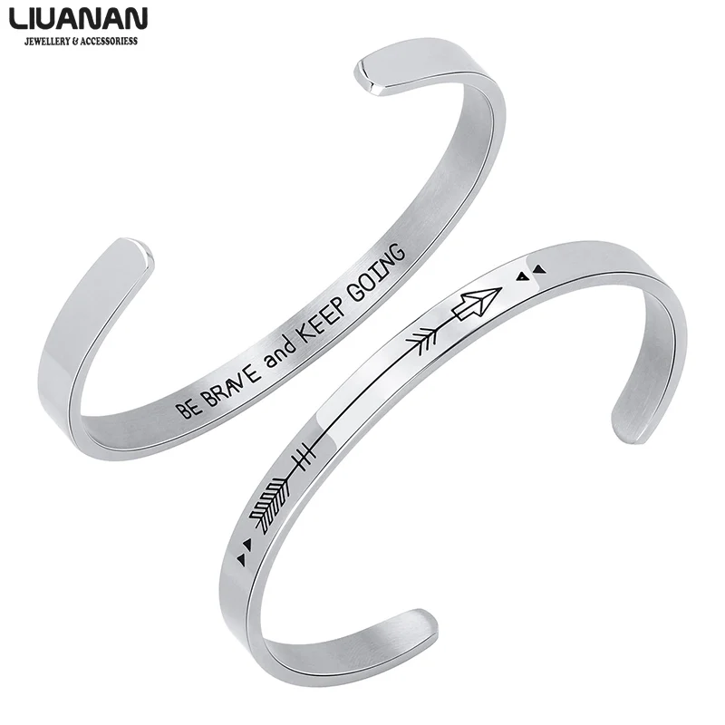 Inspirational Faith Bracelet Engraved Phrase Personalized Mantra Cuff Bangle Keep Going Friendship Bracelets for Women Girls
Inspirational Faith Bracelet Engraved Phrase Personalized Mantra Cuff Bangle Keep Going Friendship Bracelets for Women Girls