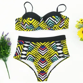 Plus Size Push Up Bikinis Swimwear Women Patchwork Two Piece Swimsuit High Waist Bathing Suit Beach Wear Hollow Out Bikini Set
Plus Size Push Up Bikinis Swimwear Women Patchwork Two Piece Swimsuit High Waist Bathing Suit Beach Wear Hollow Out Bikini Set