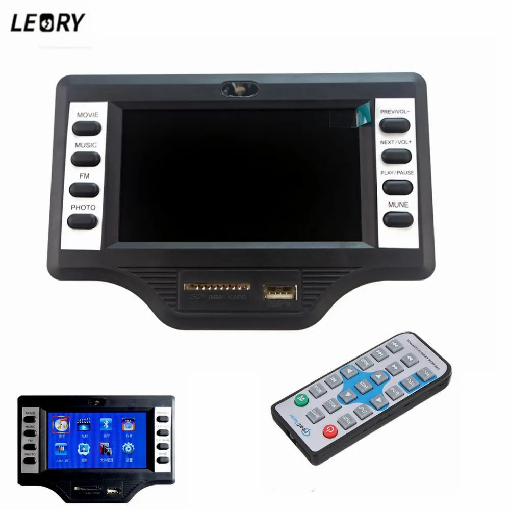 LEORY bluetooth Audio Decoder Board Lossless Audio Receiver 4.3 Inch TFT HD Video MP4 MP5 For Car Speaker DC 5V 3A
LEORY bluetooth Audio Decoder Board Lossless Audio Receiver 4.3 Inch TFT HD Video MP4 MP5 For Car Speaker DC 5V 3A