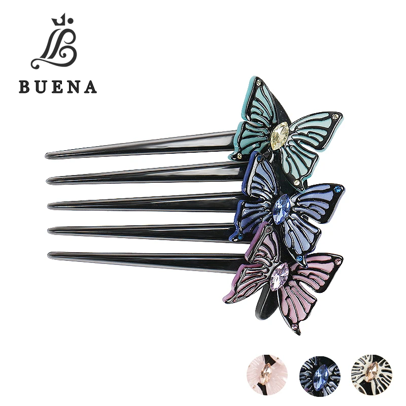 Alexander Rainbow Butterfly Hair Comb Cellulose Acetate Butterflies Hair Accessory Austria Crystal Hair Jewelry AC14
Alexander Rainbow Butterfly Hair Comb Cellulose Acetate Butterflies Hair Accessory Austria Crystal Hair Jewelry AC14