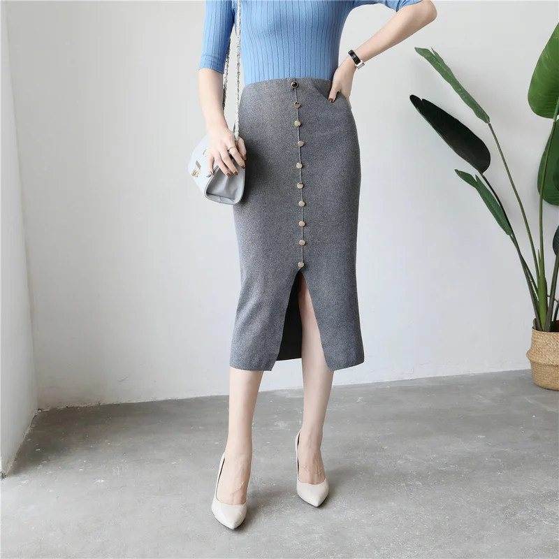 2018 Autumn Winter Woman Bodycon Long Skirt High Waist Tight Cashmere Woolen Knitted Pencil Skirt Slim Fit Sexy Skirts For Women
2018 Autumn Winter Woman Bodycon Long Skirt High Waist Tight Cashmere Woolen Knitted Pencil Skirt Slim Fit Sexy Skirts For Women