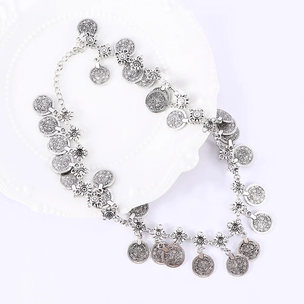1 pcs Vintage Women Necklace Ethnic Gypsy Bohemian Tribal Boho Coin Statement Necklace Pendant Gift Retro collier femme
1 pcs Vintage Women Necklace Ethnic Gypsy Bohemian Tribal Boho Coin Statement Necklace Pendant Gift Retro collier femme