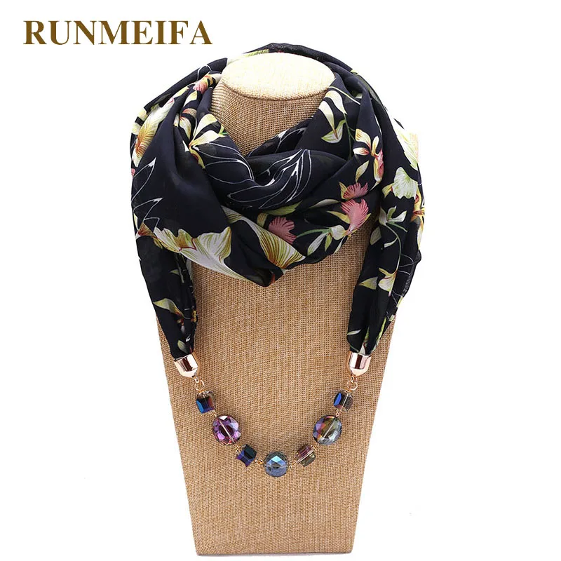 RUNMEIFA Decorative Jewelry Scarf Chiffon Necklace Resin Beads Pendant Women Scarf Fresh Spring/Autumn Muslim Head Scarves Hijab
RUNMEIFA Decorative Jewelry Scarf Chiffon Necklace Resin Beads Pendant Women Scarf Fresh Spring/Autumn Muslim Head Scarves Hijab
