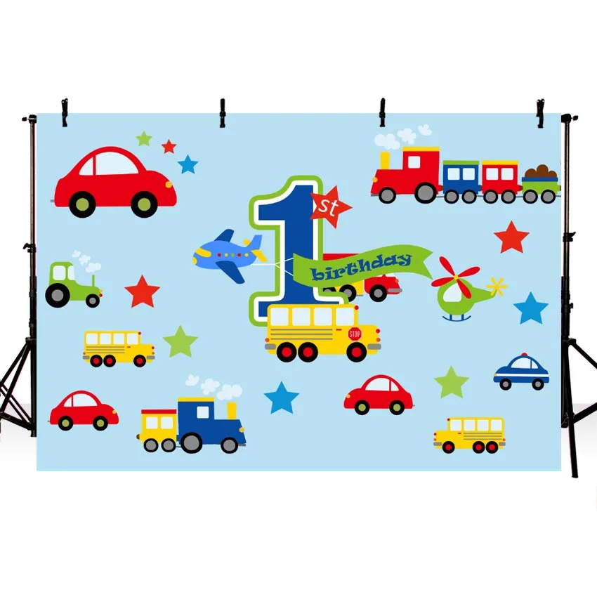 Vinyl Photography Backdrop Colorful Car Aircraft 1st Baby Show Birthday Party Photo Backdrop Custom Children Portrait Background
Vinyl Photography Backdrop Colorful Car Aircraft 1st Baby Show Birthday Party Photo Backdrop Custom Children Portrait Background