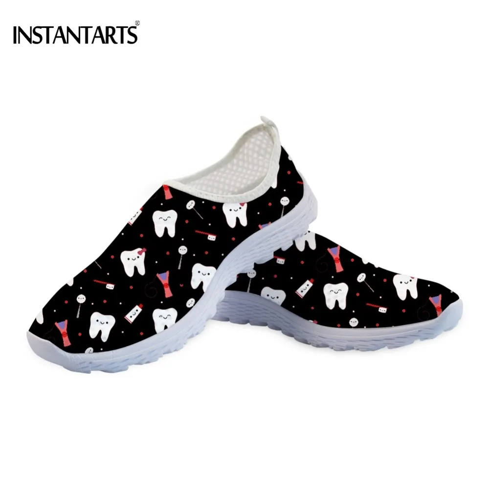 INSTANTARTS Cute Cartoon Teeth/Dentist Printed Sport Shoe Woman Black Red Summer Slip On Running Shoes Air Mesh Lightweight Shoe
INSTANTARTS Cute Cartoon Teeth/Dentist Printed Sport Shoe Woman Black Red Summer Slip On Running Shoes Air Mesh Lightweight Shoe