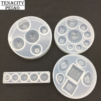 DIY Jewelry Silicone Mold Uv Resin Mold Hemisphere Aquare Style for Earring Bracelet Base Phyhoo Jewelry Tools
DIY Jewelry Silicone Mold Uv Resin Mold Hemisphere Aquare Style for Earring Bracelet Base Phyhoo Jewelry Tools