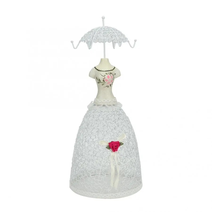 Creative Resin Crafts Necklace Model Stand Earrings Display Jewelry Hanging Holder Bracelet Shelf for Decoration | Украшения и
