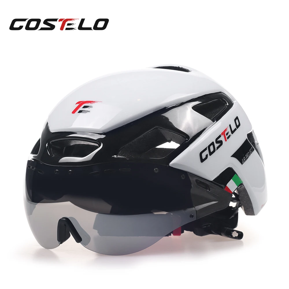 Image 2017 Costelo Cycling Light Helmet MTB Road Bike Helmet Bicycle Helmet Speed Airo RS Ciclismo Goggles Safe Men Women 230g