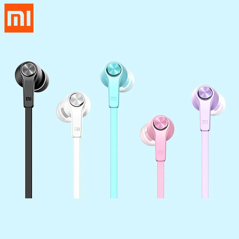 

Genuine Xiaomi Piston Colorful Earphone Bass 3.5mm In-Ear Wired Control With Mic Headsets for Mi 9 8 6 5 A2 F1 Note 2 3 Mix 2s 3