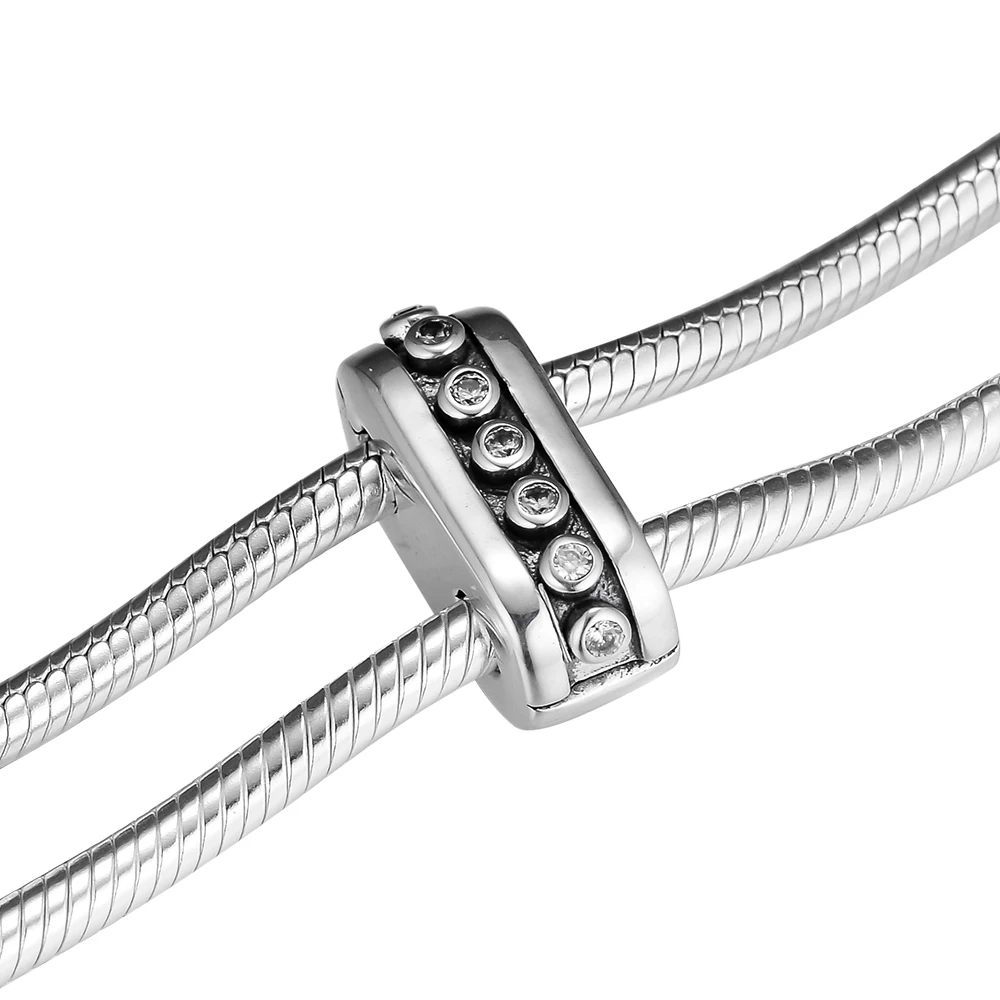 CKK Double Diva Clip Beads Charms Silver 925 Sterling Silver Jewelry Fits Original Bracelet Necklace Kralen Berloque Perles
CKK Double Diva Clip Beads Charms Silver 925 Sterling Silver Jewelry Fits Original Bracelet Necklace Kralen Berloque Perles