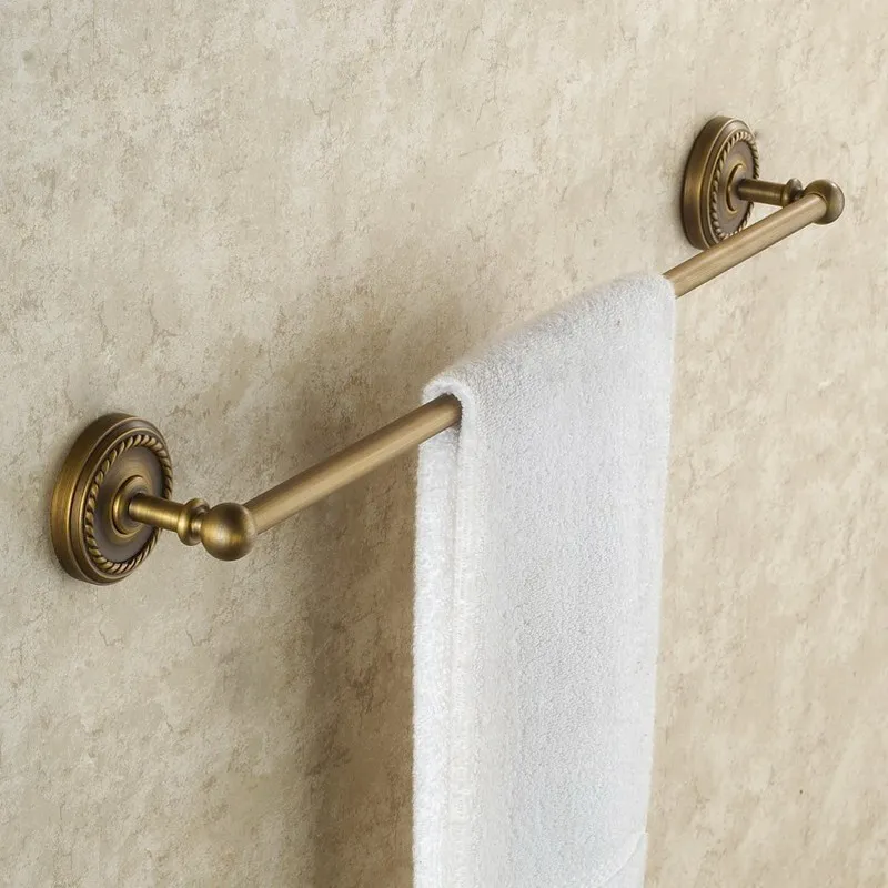 Bathroom Single Towel Rail Rack Antique Brass Wall Mounted Towel Shelf Bath Rails Bars Holder KD635
Bathroom Single Towel Rail Rack Antique Brass Wall Mounted Towel Shelf Bath Rails Bars Holder KD635