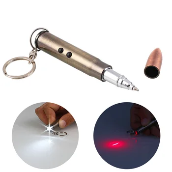 Outdoor Multifunction Bullet Shaped Pen Survival LED Laser+Light+Life-Saving Hammer+Ballpoint Self Defense Camping Kit Keychain
Outdoor Multifunction Bullet Shaped Pen Survival LED Laser+Light+Life-Saving Hammer+Ballpoint Self Defense Camping Kit Keychain
