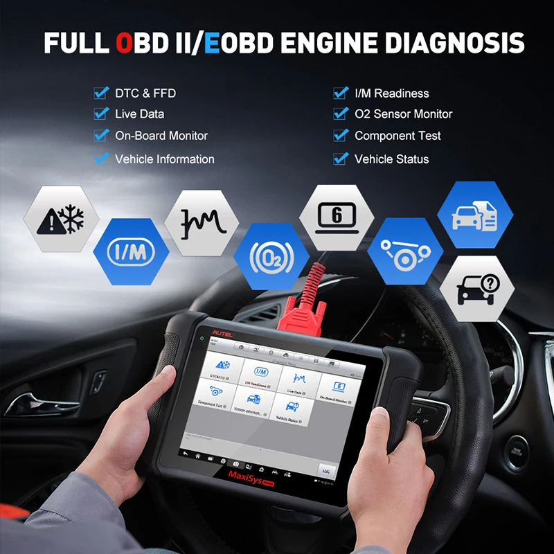 AUTEL MaxiSys MS906 автоматический диагностический инструмент OBD2 сканер автомобильный