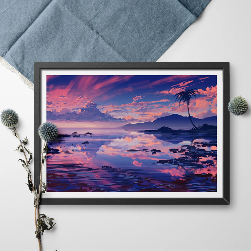 Sunset Glow Night Scene Landcape Art Print Poster Canvas Painting Wall Art For Home Decoration Wall Pictures Unframed
Sunset Glow Night Scene Landcape Art Print Poster Canvas Painting Wall Art For Home Decoration Wall Pictures Unframed