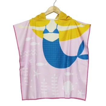 Mermaid Cartoon Style Baby Hooded Bath Towel Microfiber Poncho Kids Bathrobe Towel Bath Robe Absorbent Children Beach Towel Gift
Mermaid Cartoon Style Baby Hooded Bath Towel Microfiber Poncho Kids Bathrobe Towel Bath Robe Absorbent Children Beach Towel Gift