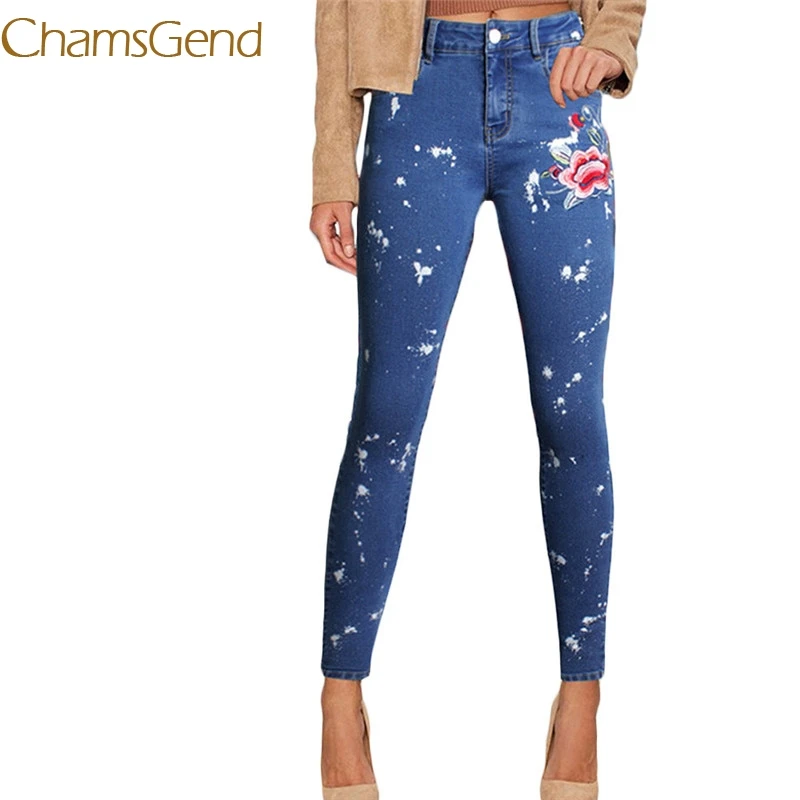 2018 New Slim Pencil Pants Embroidered Jeans For Women Elastic Jeans Flower Female Pencil Denim Pants Rose Pattern #0612
2018 New Slim Pencil Pants Embroidered Jeans For Women Elastic Jeans Flower Female Pencil Denim Pants Rose Pattern #0612
