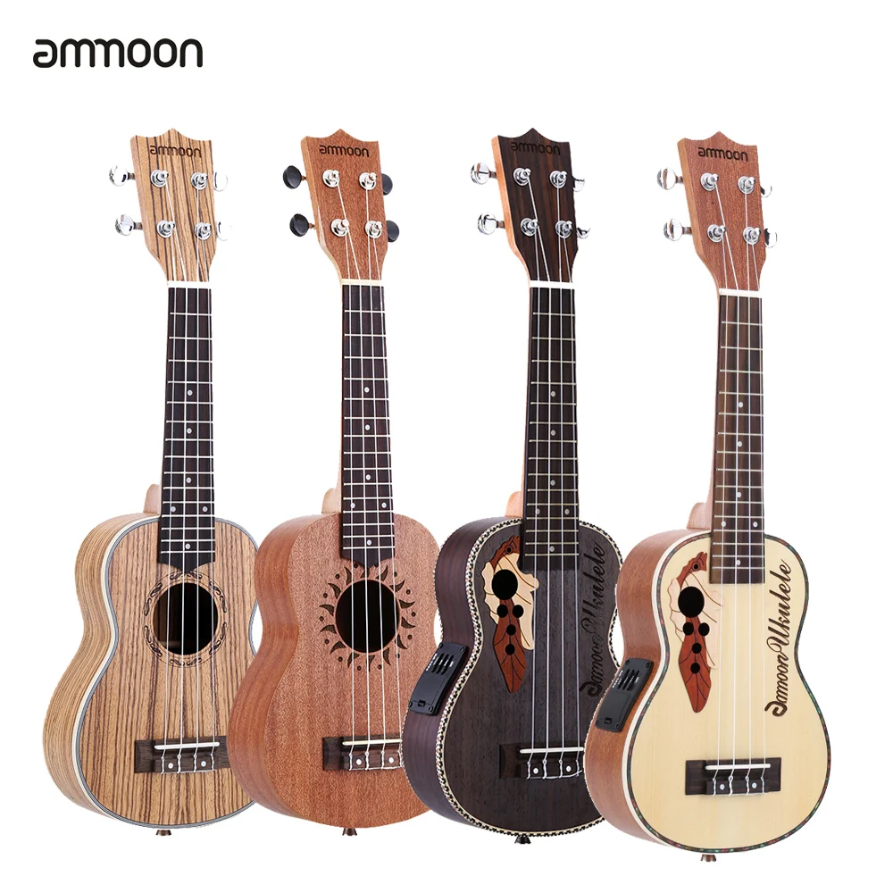 ammoon Ukulele 21" Acoustic Ukulele 15 Fret 4 Strings Guitar Musical Stringed Instrument Different Types Guitarra for chose
ammoon Ukulele 21" Acoustic Ukulele 15 Fret 4 Strings Guitar Musical Stringed Instrument Different Types Guitarra for chose