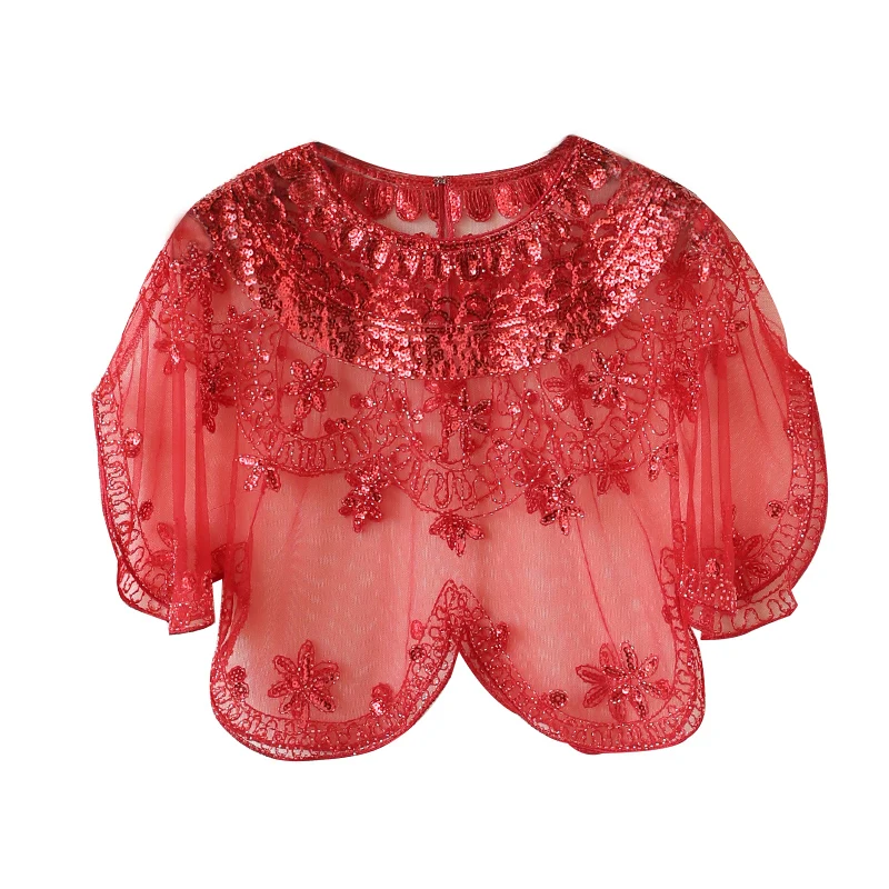 Women's Vintage 1920s Gatsby Shawl Wraps Beaded Sequin Evening Cape Bolero Flapper Cover Up Beaded Capelet
Women's Vintage 1920s Gatsby Shawl Wraps Beaded Sequin Evening Cape Bolero Flapper Cover Up Beaded Capelet