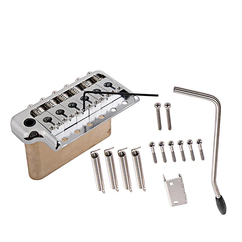 Electric Guitar Tremolo System Bridge Stainless Steel Saddles Musical Instrument Accessories JT-Drop Ship
Electric Guitar Tremolo System Bridge Stainless Steel Saddles Musical Instrument Accessories JT-Drop Ship