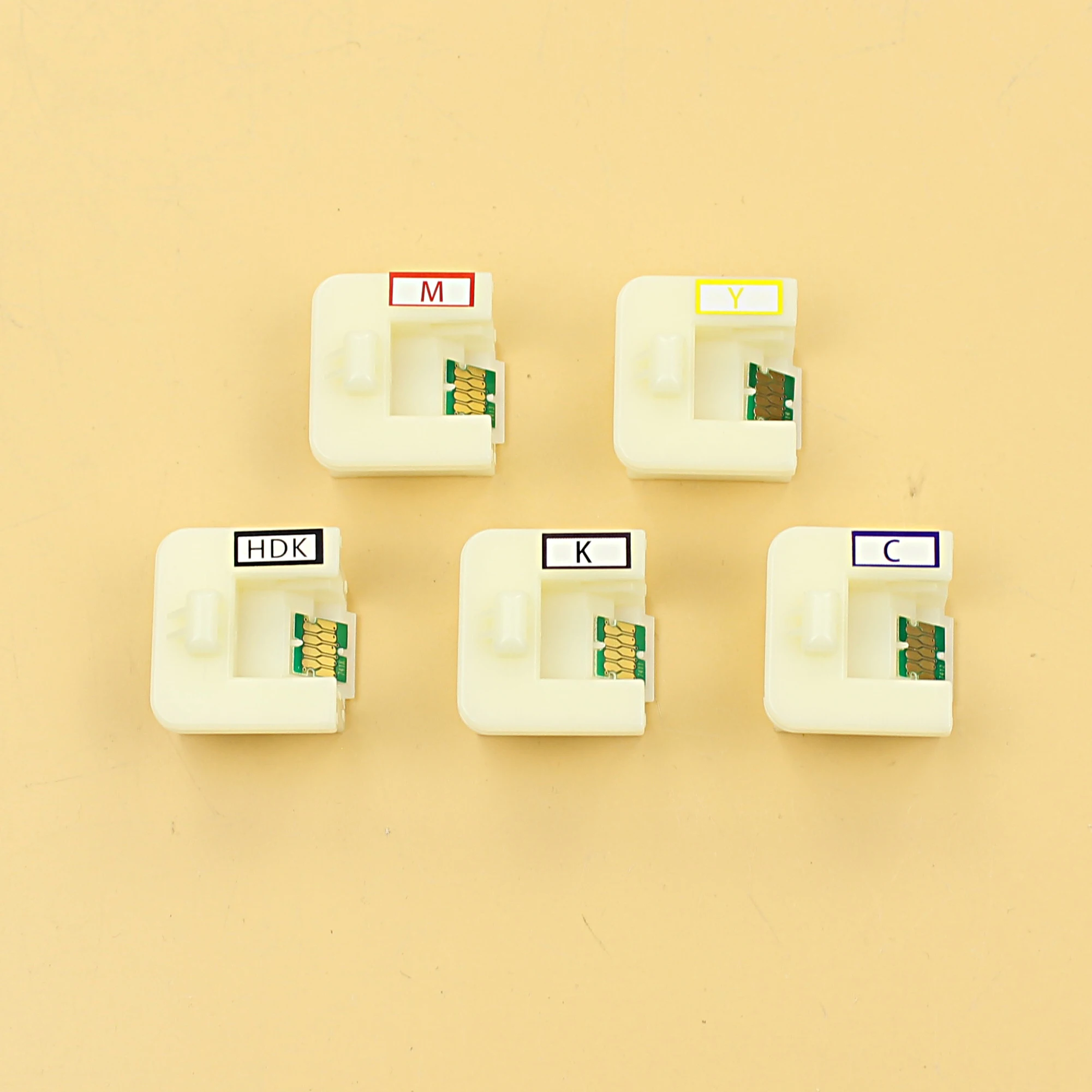 4pcs/set One time use chip with holder for Epson SureColor F6000 7000 9000 F6070 7070 9070 F6200 7200 9200 printer BK/HDK C M Y
4pcs/set One time use chip with holder for Epson SureColor F6000 7000 9000 F6070 7070 9070 F6200 7200 9200 printer BK/HDK C M Y