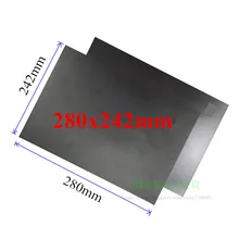 Quadrato 280x242mm Magnetico Letto di Stampa Nastro Adesivo Stampa Adesivo Superficie Flex Piatto per DIY Flyingbear P905X 3D stampante(China)