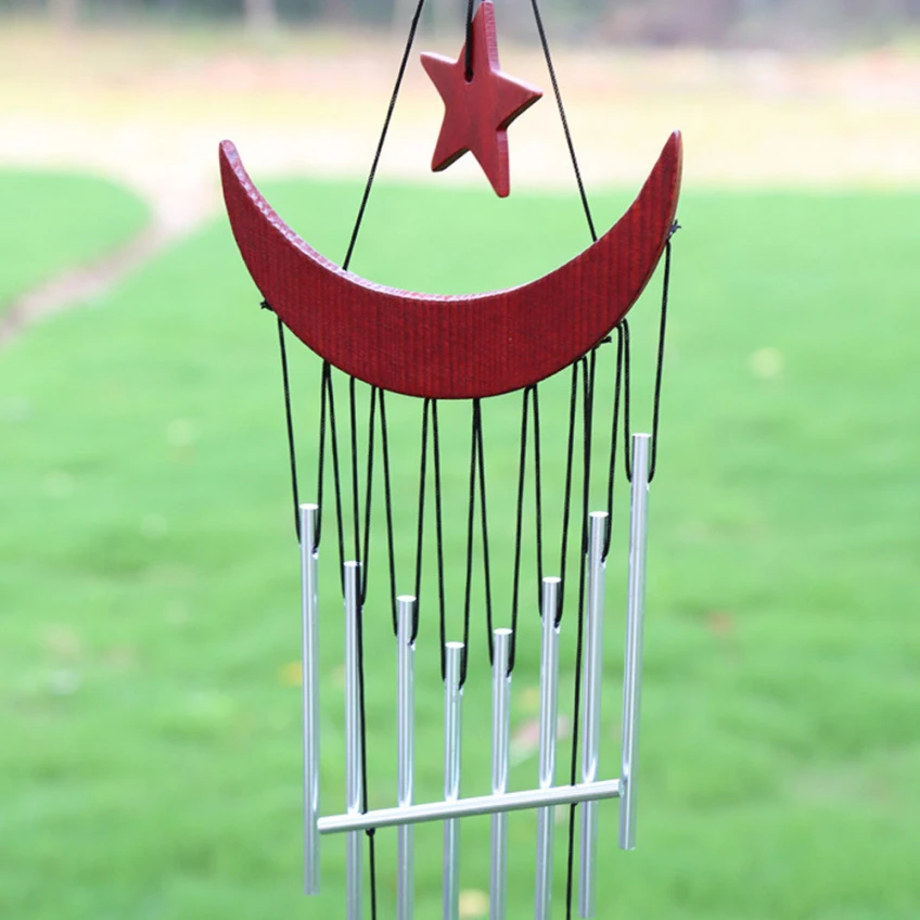 Happy Gifts High Quality Amazing Moon Star 9 Tubes Wood Chapel Church Bells Wind Chimes Yard Home Decor
Happy Gifts High Quality Amazing Moon Star 9 Tubes Wood Chapel Church Bells Wind Chimes Yard Home Decor