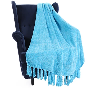 Battilo Solid Soft Throw Blanket with Decorative Fringe for Home Dcor Bed Sofa Couch Chair, 50" x 60"
Battilo Solid Soft Throw Blanket with Decorative Fringe for Home Dcor Bed Sofa Couch Chair, 50" x 60"