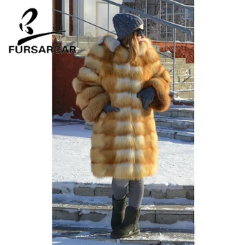 FURSARCAR 90 CM Long Detachable Real Fur Coat Women Luxury Natural Gold Fox Fur Hooded Female Winter Thick Gold Fox Fur Coat
FURSARCAR 90 CM Long Detachable Real Fur Coat Women Luxury Natural Gold Fox Fur Hooded Female Winter Thick Gold Fox Fur Coat