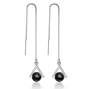 Fanqieliu Natural Stone Opal Beads Dangle Earrings Long Ear Line 925 Sterling Silver Chain Drop Earrings For Women FQL193275
Fanqieliu Natural Stone Opal Beads Dangle Earrings Long Ear Line 925 Sterling Silver Chain Drop Earrings For Women FQL193275