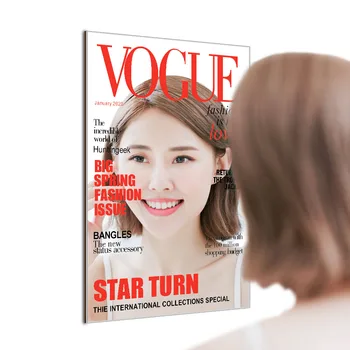 Man of the Year Vogue Magazine Cover Model Novelty Wall Mirror Magazine Cover Mirror Supermodel Mimicking Reflector Fashion Gift
Man of the Year Vogue Magazine Cover Model Novelty Wall Mirror Magazine Cover Mirror Supermodel Mimicking Reflector Fashion Gift