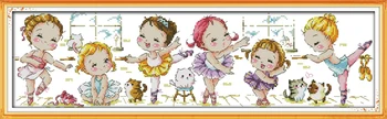 Cross Stitching The ballet school DIY Needlework Patchwork DMC counted Cross Stitch Kits for Embroidery Knitting Needles crafts
Cross Stitching The ballet school DIY Needlework Patchwork DMC counted Cross Stitch Kits for Embroidery Knitting Needles crafts
