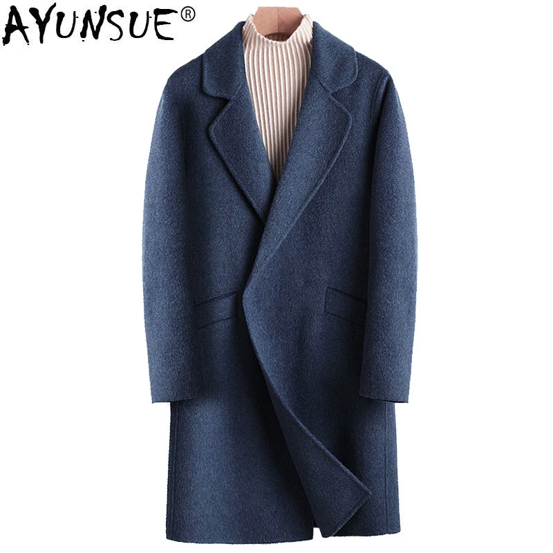 AYUNSUE Men's Coat Double-sided Long Wool Coat Man Jacket Alpaca Mens Coats and Jackets Windbreaker Abrigo Hombre 846 KJ1475
AYUNSUE Men's Coat Double-sided Long Wool Coat Man Jacket Alpaca Mens Coats and Jackets Windbreaker Abrigo Hombre 846 KJ1475
