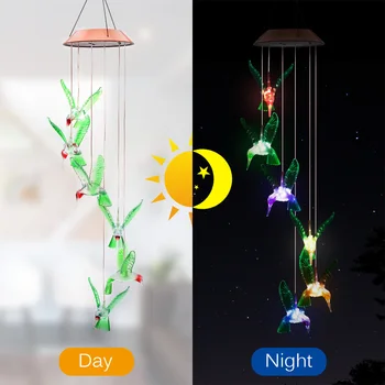 Color-Changing LED Solar Wind Chime LED Changing Light Color For Home/ Garden Decoration Multi-color Gradual Changing
Color-Changing LED Solar Wind Chime LED Changing Light Color For Home/ Garden Decoration Multi-color Gradual Changing
