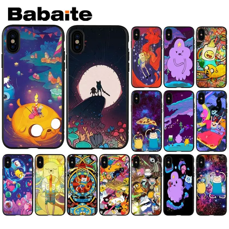 Babaite Adventure Time Beemo Jake Black TPU Soft Phone Cover for Apple iPhone 8 7 6 6S Plus X XS MAX 5 5S SE XR Mobile Cases
Babaite Adventure Time Beemo Jake Black TPU Soft Phone Cover for Apple iPhone 8 7 6 6S Plus X XS MAX 5 5S SE XR Mobile Cases