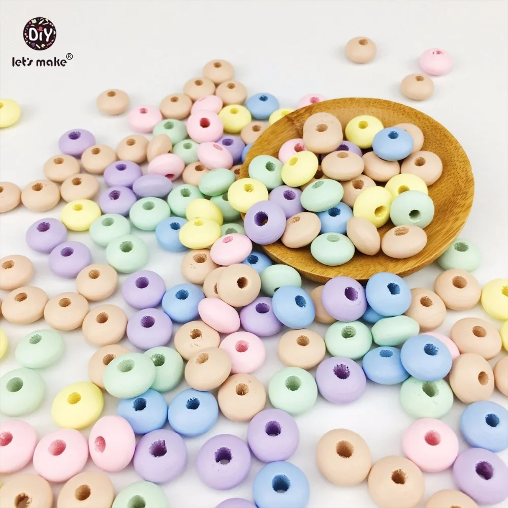 Let's Make 100pc 12mm Wooden Abacus Baby Teether DIY Dummy Clip Accessories Teething Necklace Environmental Paint Can Chew Beads
Let's Make 100pc 12mm Wooden Abacus Baby Teether DIY Dummy Clip Accessories Teething Necklace Environmental Paint Can Chew Beads