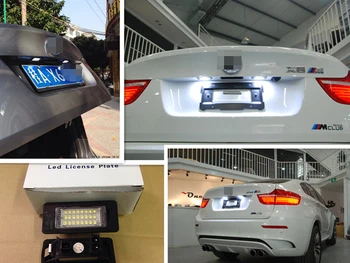 2Pcs WHITE LED LICENSE PLATE LIGHTS LAMPS ERROR FREE for E84 X1/F25 X3/F26 X4/F15 E70 X5/E71 E72 F16 X6 License lamp assembly
2Pcs WHITE LED LICENSE PLATE LIGHTS LAMPS ERROR FREE for E84 X1/F25 X3/F26 X4/F15 E70 X5/E71 E72 F16 X6 License lamp assembly