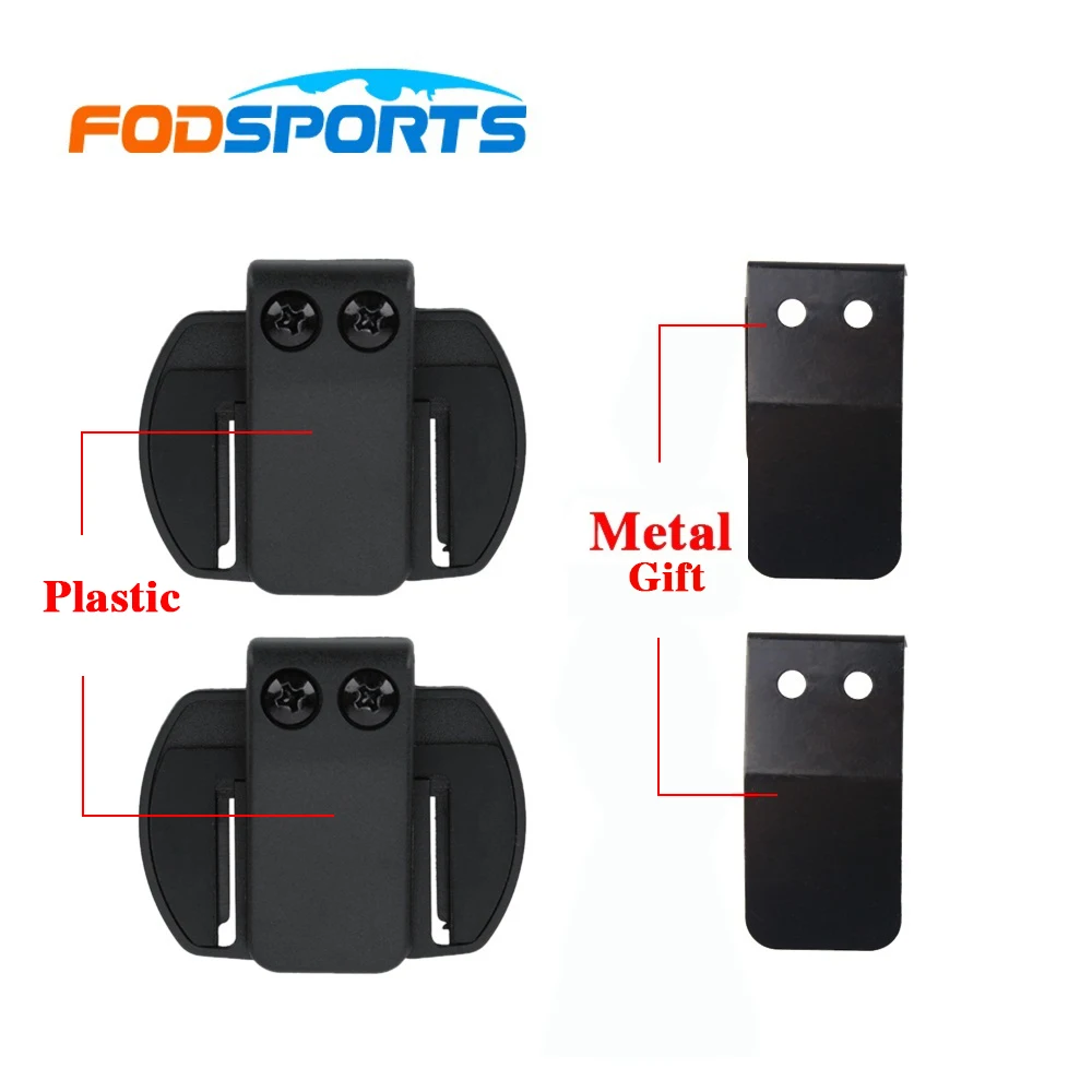 2 pcs Fodsports V6 V4 Helmet Headset Clip Motorcycle helmet intercom Clip Motorcycle Bluetooth Intercom Bracket Accessories
2 pcs Fodsports V6 V4 Helmet Headset Clip Motorcycle helmet intercom Clip Motorcycle Bluetooth Intercom Bracket Accessories