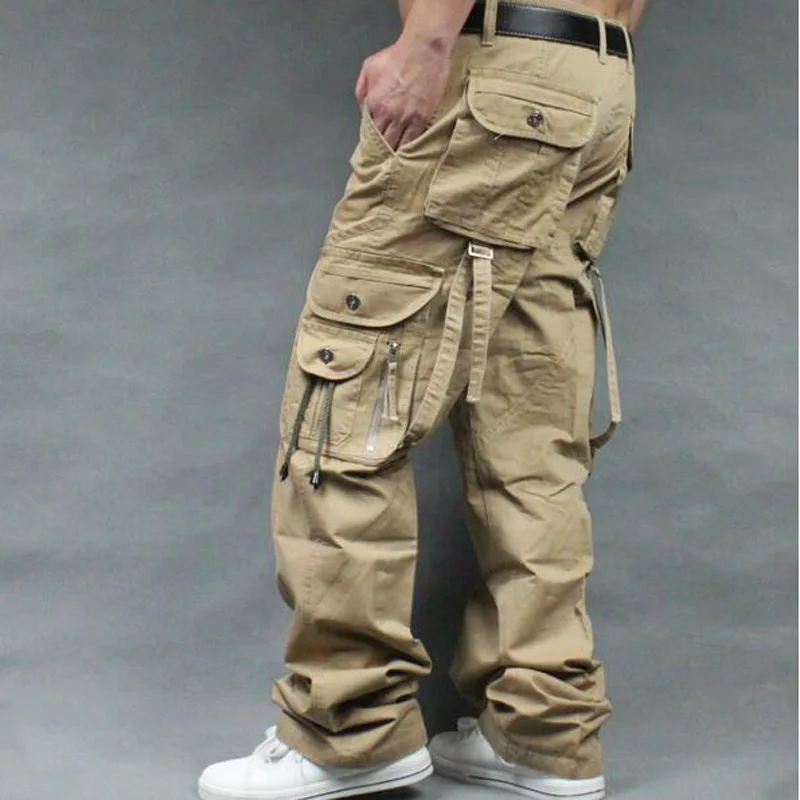 Men's Cargo Pants Casual Mens straight-leg pants Pant Multi Pocket Overall Men Outdoors Trousers Plus size
Men's Cargo Pants Casual Mens straight-leg pants Pant Multi Pocket Overall Men Outdoors Trousers Plus size