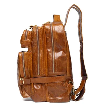 Multi-function Cowhide Genuine Leather Men's Backpack Leather School Backpack bag Rucksack Travel Backpack Bag khaki Black brown
Multi-function Cowhide Genuine Leather Men's Backpack Leather School Backpack bag Rucksack Travel Backpack Bag khaki Black brown