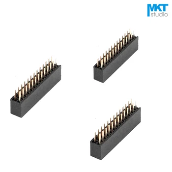 100Pcs 1.27mm Pitch Double Row Straight Pins 4.3mm Female PTH Pin Header For Arduino 2x20P
100Pcs 1.27mm Pitch Double Row Straight Pins 4.3mm Female PTH Pin Header For Arduino 2x20P