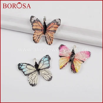 BOROSA 15/20PCS Titanium Rainbow Butterflies Charms for Jewelry Making,Mixed Color Metal Charms Animal Jewelry for Women WX933
BOROSA 15/20PCS Titanium Rainbow Butterflies Charms for Jewelry Making,Mixed Color Metal Charms Animal Jewelry for Women WX933
